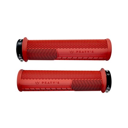 Peaty's Monarch Knurl Thin, gripy - Red