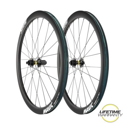 Mavic Cosmic S 42 Disc, zapletené kolesá (pár) - Center Lock - HG orech