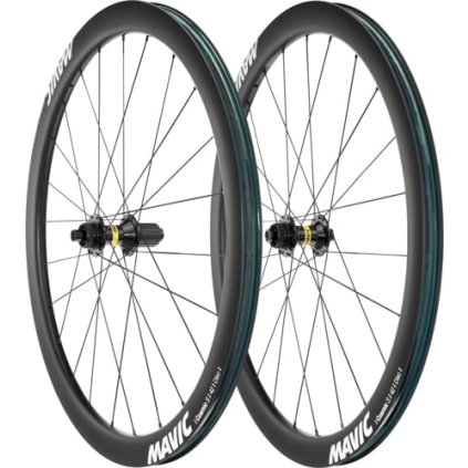 Mavic Cosmic S 42 Disc, zapletené kolesá (pár) - Center Lock - HG orech