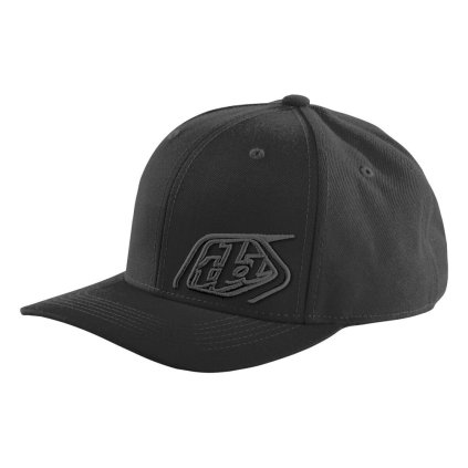cepice troy lee designs curved snapback crop black charcoal