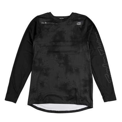 TLD B24D2 SKYLINE LS JERSEY SCATTERED CARBON 01