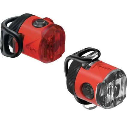 Lezyne Femto Usb C Drive, set svetiel na bicykel - Red