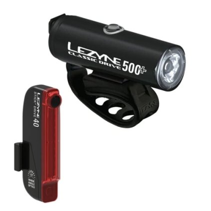 LEZYNE LIGHT CLASSIC DRIVE 500+ / STICK+ DRIVE PAIR (1-LED-29P-V837) Množ. Uni