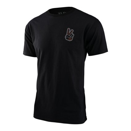 TLD 23 PEACE OUT SS TEE BLK GRY 01