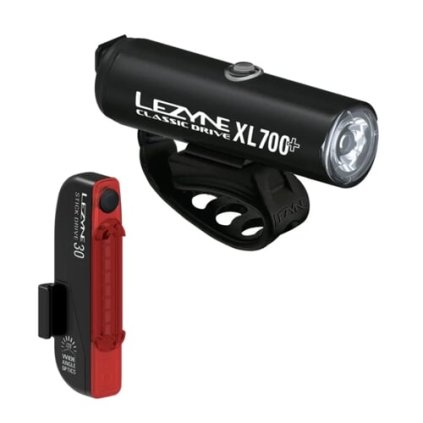 LEZYNE LIGHT CLASSIC DRIVE XL 700+ / STICK+ DRIVE PAIR (1-LED-30P-V637) Množ. Uni