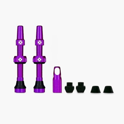 Muc-Off Tubeless Valves V2, bezdušové ventily 44mm - Purple