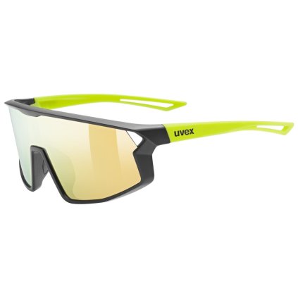 Uvex Skyryse Jr, detské okuliare - BLACK-YELLOW MATT/MIR.YELLOW