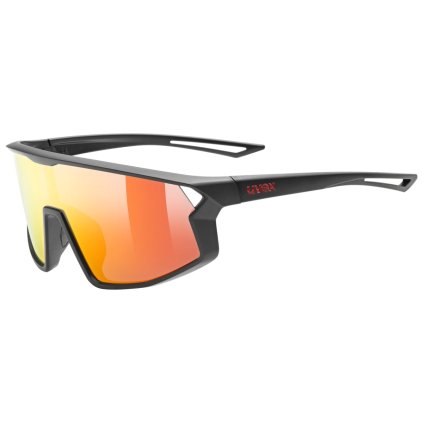 Uvex Skyryse Jr, detské okuliare - BLACK MATT/MIR.RED