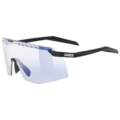Uvex Pace Stage V, cyklistické okuliare - BLACK MATT/MIR.BLUE