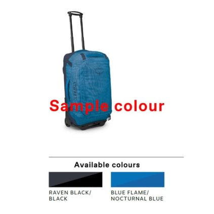 Osprey Transporter Wheeled Duffel 60, cestovná taška s kolieskami - 60 L - Raven Black