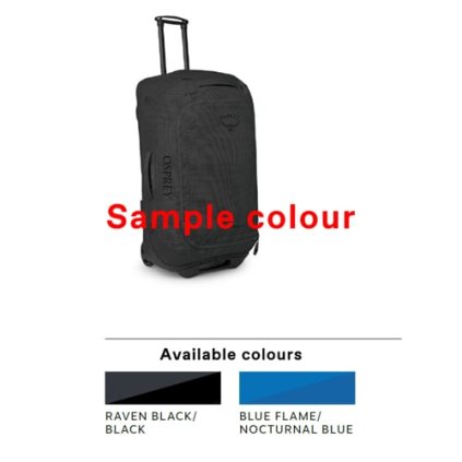 Osprey Transporter Wheeled Duffel 120, cestovná taška s kolieskami - 120 L - Raven Black