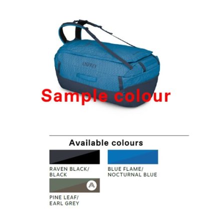 Osprey Transporter Duffel 120, cestovná taška (duffel) - 120 L - Raven Black