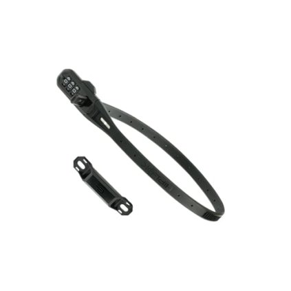 Hiplok Z LOK Combo V2, uťahovací lankový zámok na kód - Black