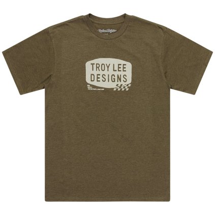 TLD Stamp, tričko - Olive Heather