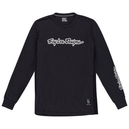 TLD Skyline Ride Tee, dres LS - Signature Black