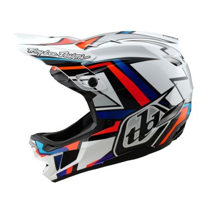 TLD D4 Composite, prilba - Frames White / Silver (Veľkosť XS)