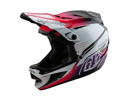 Tld D4 Carbon, prilba - Drip White