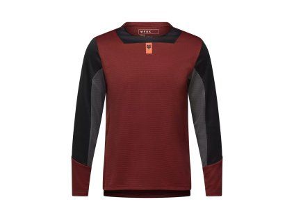 Fox Yth Defend Ls, detský dres - Rust