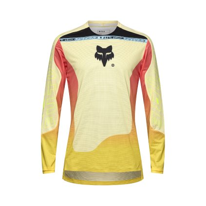 Fox Flexair Ls  Elevated, pánsky cyklistický dres - Lemonade