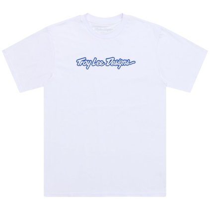 TLD Signature, tričko - White