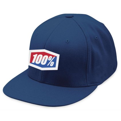 100% Essential Flexfit, šiltovka - Navy