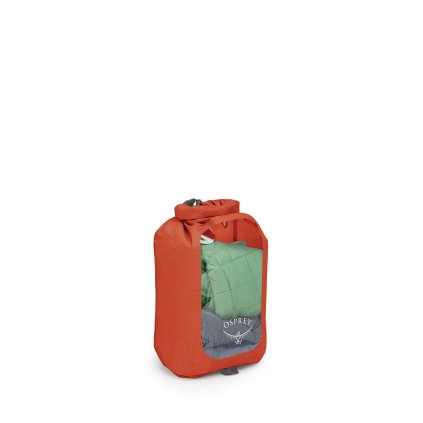Osprey Dry Sack 3L Window, vak - Mars Orange