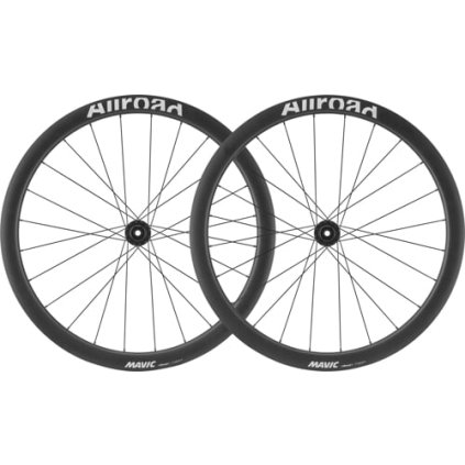 Mavic Allroad S Carbon Disc, zapletené kolesá (pár) - Center Lock - HG orech