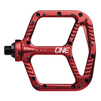 OneUp Flat Pedal Aluminum, pedále - Red