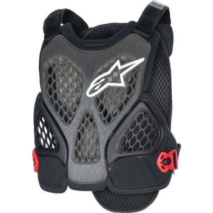 Alpinestars A-6 Plasma, ochranná vesta - Black/Anthracite/Red