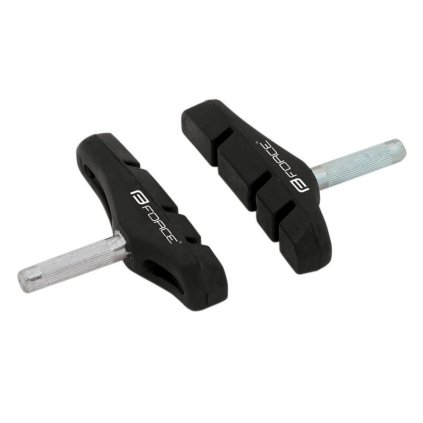 Force, brzdové gumičky V-Brake (čap) - jednorazové - 70 mm, čierne