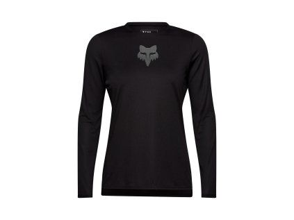 Fox W Ranger Ls Jersey Fox Head, dámsky dres - Black