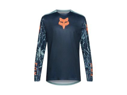 Fox Yth Ranger Ls Image Print, detský dres - Arctic Blue