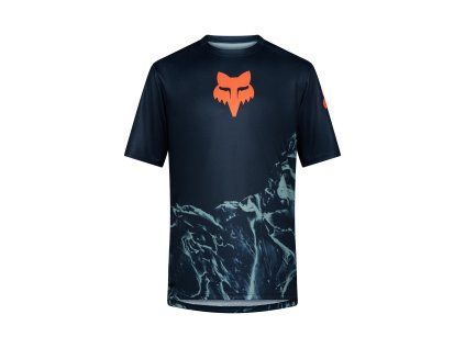 Fox Yth Ranger Ss Image Print, detský dres - Arctic Blue