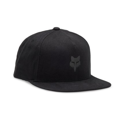 Fox Head Snapback Hat, pánska šiltovka - Black/Charcoal
