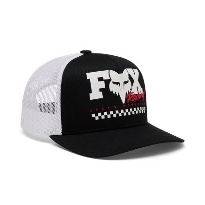 Fox Yth Checker Mesh Trucker Hat, detská šiltovka - Black