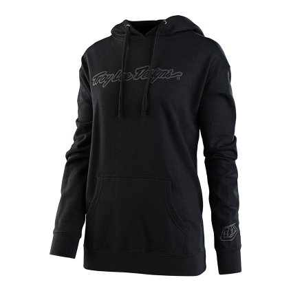 TLD 23 SIGNATURE WOMENS PULLOVER FLEECE BLK 01