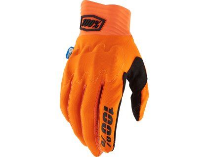100% Cognito Smart Shock, mtb rukavice - Fluo Orange