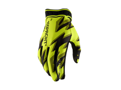 100% Ridefit, rukavice - Fluo Yellow/Black