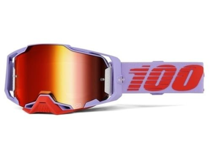100% Armega Fausto, mtb okuliare - Red Mirror Lens