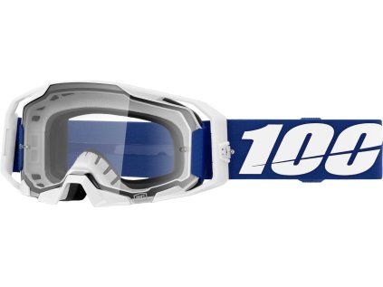100% Armatic Blue, mtb okuliare - Clear Lens