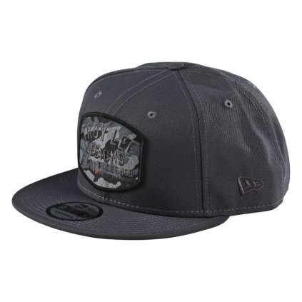 TLD Blackworks Camo Snapback, šiltovka - Graphite Osfa