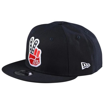 TLD Peace Sign Snapback, šiltovka - Navy Osfa