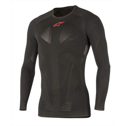 Alpinestars Tech Top LS Summer, termo tričko s dlhým rukávom - Black Red