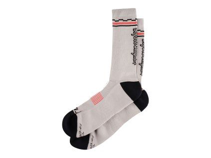 TLD Performance, ponožky - Socks Checka Light Gray (Veľkosť S/M)