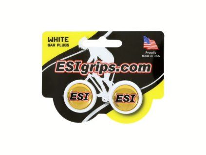 Esi Grips Bar Plugs, koncovky - White