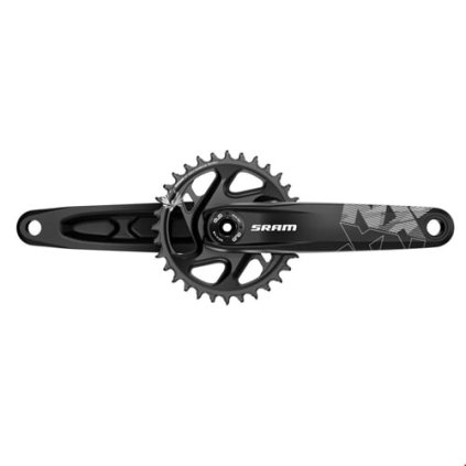 Sram NX Eagle, kľuky DUB FAT4 - 175 mm - čierne - DM 30 zubov