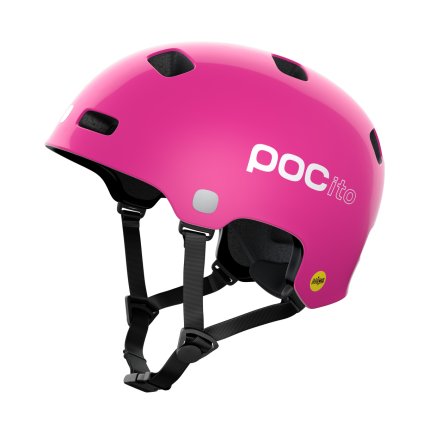 POC POCito Crane MIPS, detská prilba - Fluorescent Pink