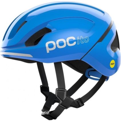POC POCito Omne MIPS, detská prilba - Fluorescent Blue