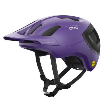 POC Axion Race MIPS, prilba - Sapphire Purple/Uranium Black Metallic/Matt