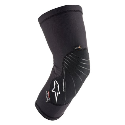 Alpinestars Paragon Lite Youth, detské chrániče kolien - Black (Veľkosť YL/YXL)